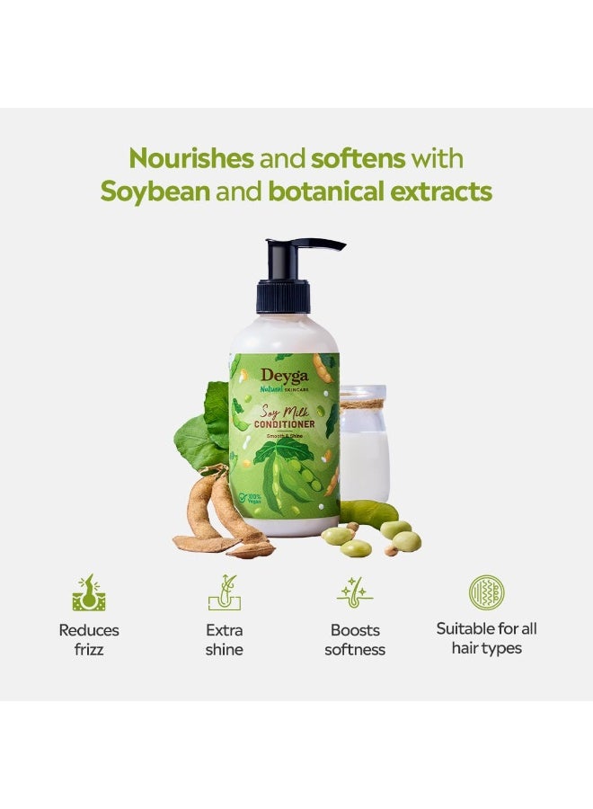 Deyga Hair Care Combo - ( Hair Growth Oil  100ml +Rice water Shampoo 200ml + Soy milk conditioner 220ml) - Image 3